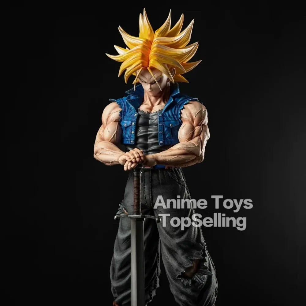 25cm/9.84in Anime Dragon Ball Z Figure Trunks Action Figures Pvc Statue Collection Model Toys for Children Gifts