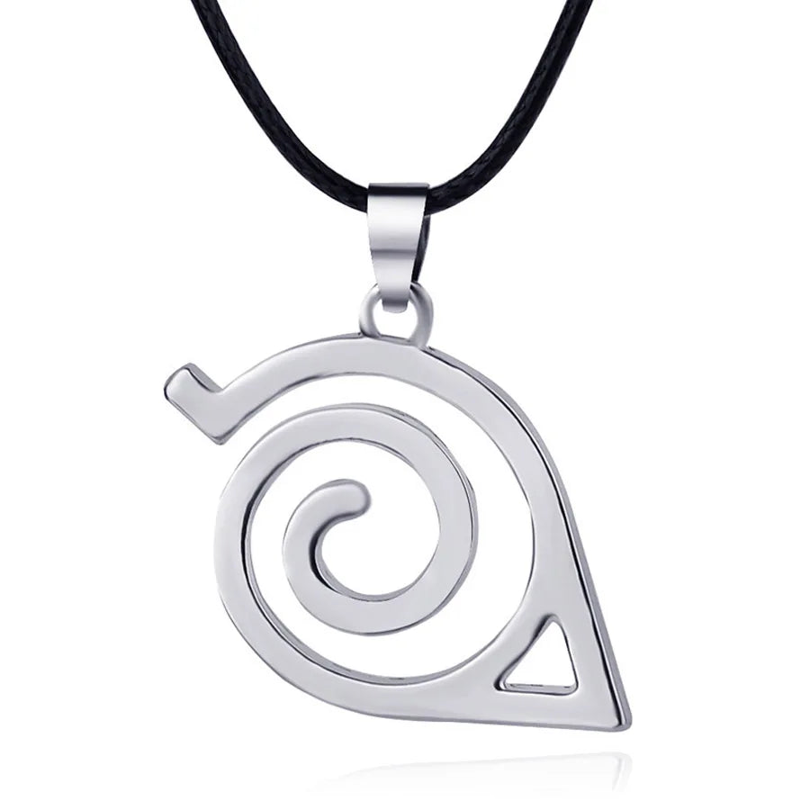 Anime Naruto Action Figures Necklace Ring Cosplay Accessories Uzumaki Zumaki Shuriken Kakashi Jewelry Kids Children Toy Gift