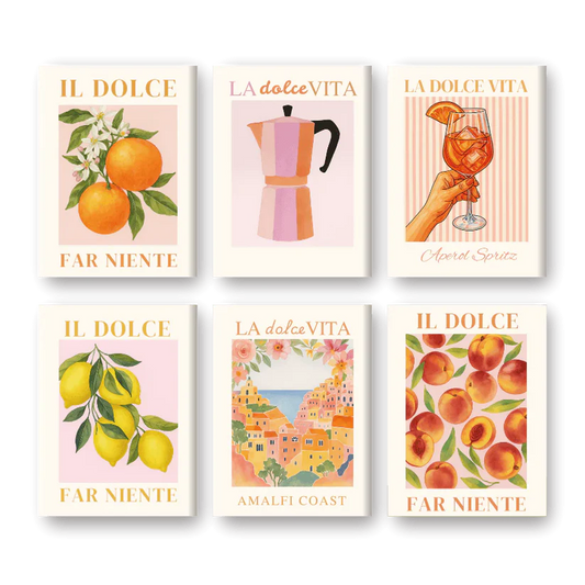 Cofanetto "Dolce Vita" – 6 pitture da numerare