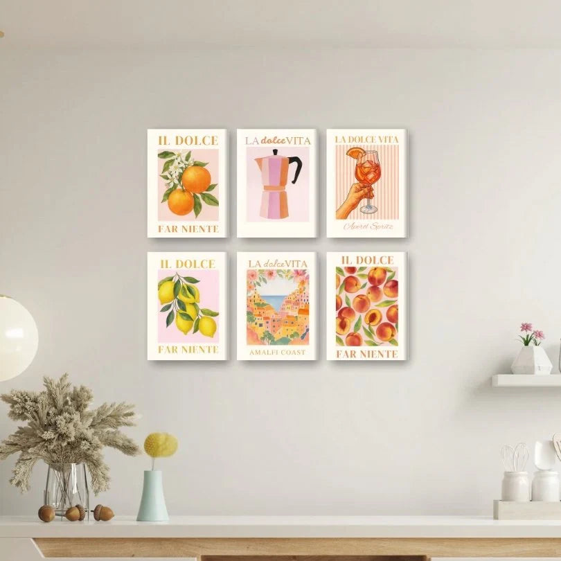 Cofanetto "Dolce Vita" – 6 pitture da numerare