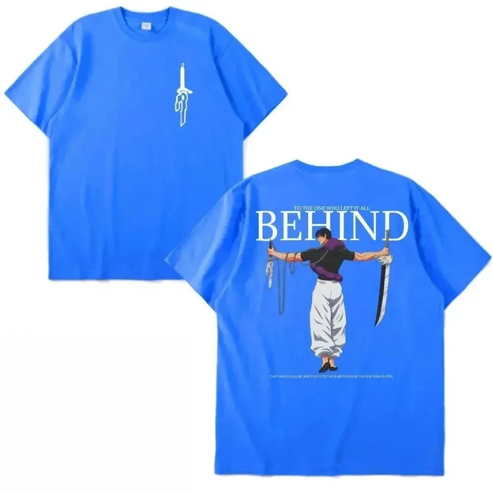 Anime Jujutsu Kaisen Fushiguro Toji To The One Who Lfft It All Behind Graphic T Shirt Men Women Harajuku T-shirt Y2k Tops 71789