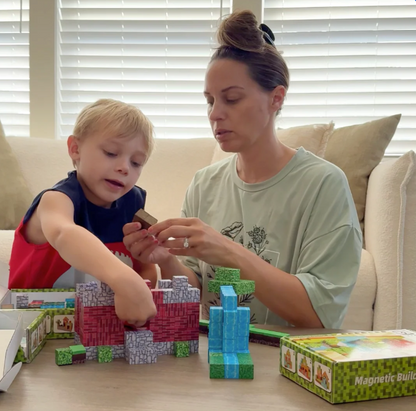 E se tuo figlio potesse creare il proprio mondo pixelato... senza uno schermo? 🎮✨