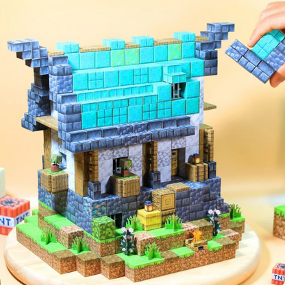 E se tuo figlio potesse creare il proprio mondo pixelato... senza uno schermo? 🎮✨