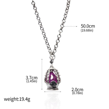Anime Puella Magi Madoka Magica Cosplay Necklace Kaname Madoka Miki Sayaka Soul Gem Pendant Necklace Ring Set Fashion Jewelry