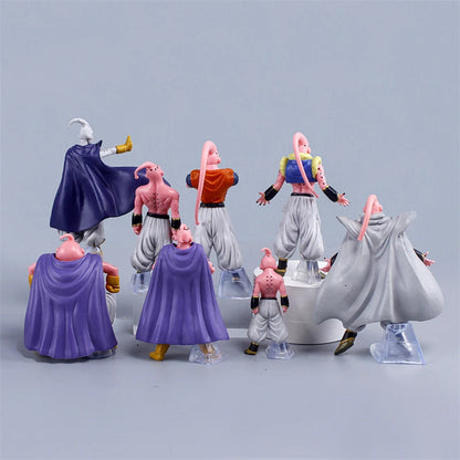 8Pcs/Set Dragon Ball Z Majin Buu Figure Toys DBZ Super Saiyan Action Figurine Anime Collection PVC Model Dolls Birthday Gift Kid
