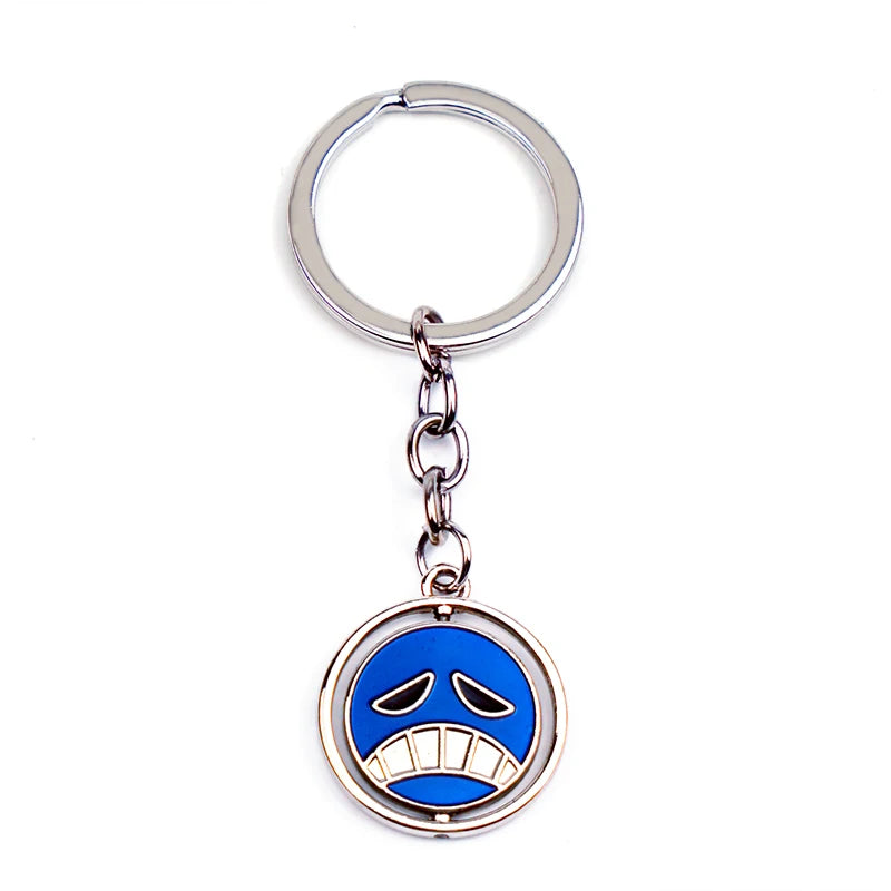 Ace Necklace for Women Men Anime Metal Necklaces Jewelry Rotating Pendant Chains Choker Collares Charm Gift