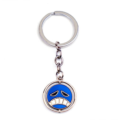 Ace Necklace for Women Men Anime Metal Necklaces Jewelry Rotating Pendant Chains Choker Collares Charm Gift