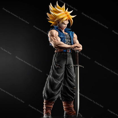 Anime Dragon Ball Z 25CM Trunks Figure Future Trunks Action Figures Pvc Figurine Statue Collection Model Toys For Children Gifts