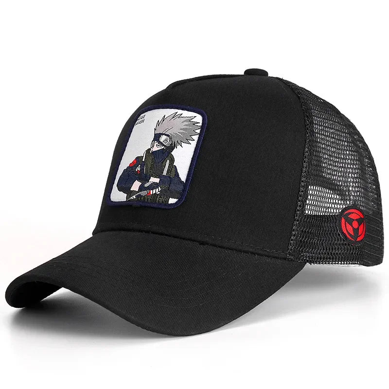 High Quality Naruto New Baseball Cap Uchiha Itachi Anime Styles Cap Men Women Hip Hop Dad Adjustable Mesh Hat Trucker Hat