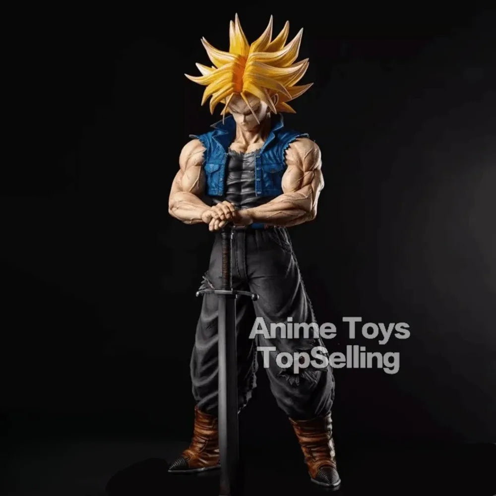 25cm/9.84in Anime Dragon Ball Z Figure Trunks Action Figures Pvc Statue Collection Model Toys for Children Gifts