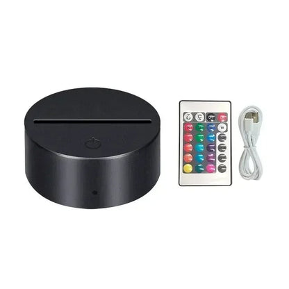 Anime Naruto Kakashi Shippuden Uchiha Sasuke Hatake Characters 3D LED Night Lights Action Figure Collection Model Toys Gifts