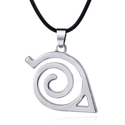 Anime Naruto Action Figures Necklace Ring Cosplay Accessories Uzumaki Zumaki Shuriken Kakashi Jewelry Kids Children Toy Gift