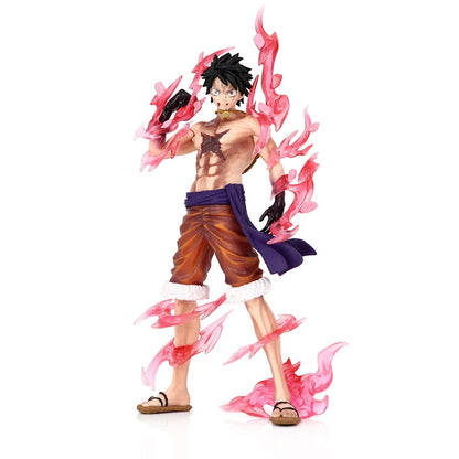 One Piece Luffy Anime Figure Toys Monkey D Luffy Flowing Cherry PVC Action Figurine Collection Model Dolls Birthday Gifts Kids