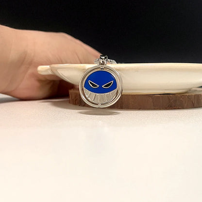 Ace Necklace for Women Men Anime Metal Necklaces Jewelry Rotating Pendant Chains Choker Collares Charm Gift