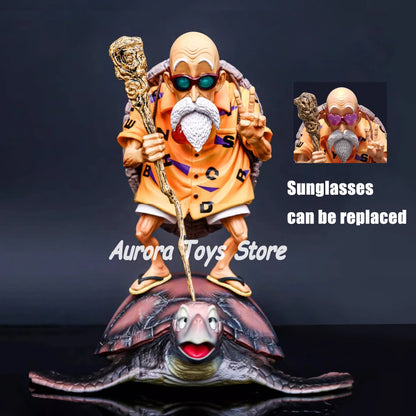 23.5cm/9.25in Anime Dragon Ball Z Figure Kame Sennin Action Figure Pvc Master Roshi Statue Collection Model Toys Gifts