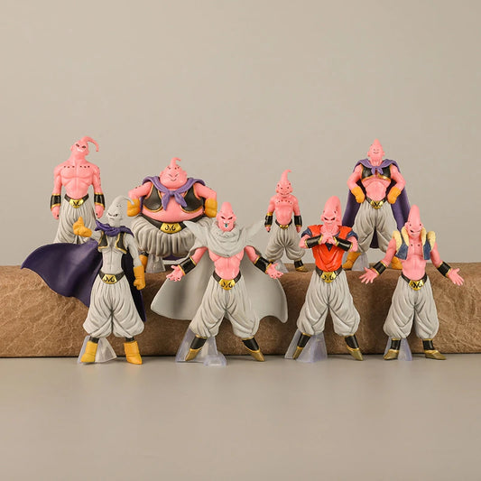 8Pcs/Set Dragon Ball Z Majin Buu Figure Toys DBZ Super Saiyan Action Figurine Anime Collection PVC Model Dolls Birthday Gift Kid