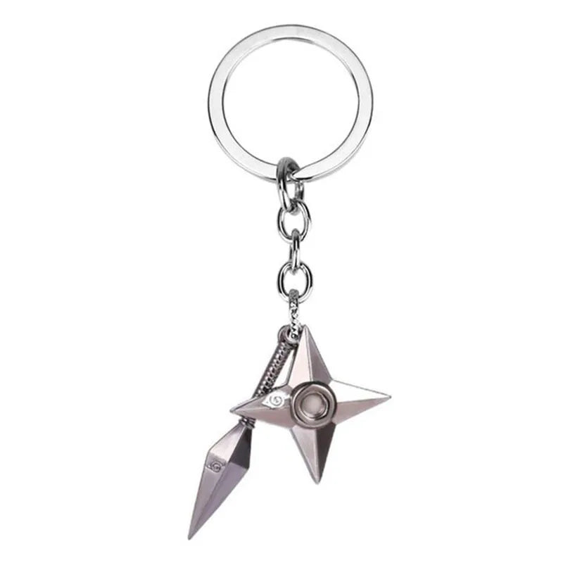 Anime Naruto Action Figures Necklace Ring Cosplay Accessories Uzumaki Zumaki Shuriken Kakashi Jewelry Kids Children Toy Gift