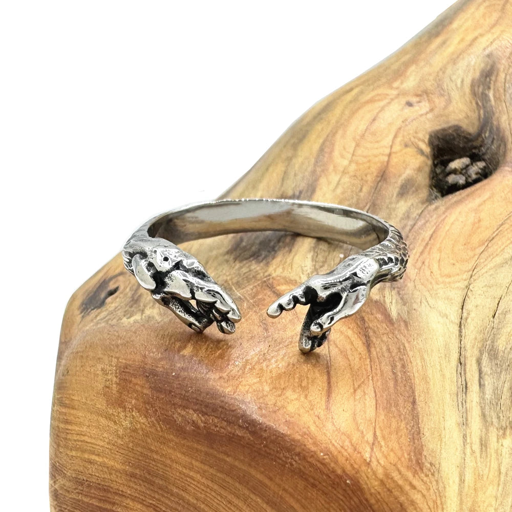 Hands Of God Ring 316L Stainless Steel Jewelry Unisex Saint Touch The Sky Ring size 7-13