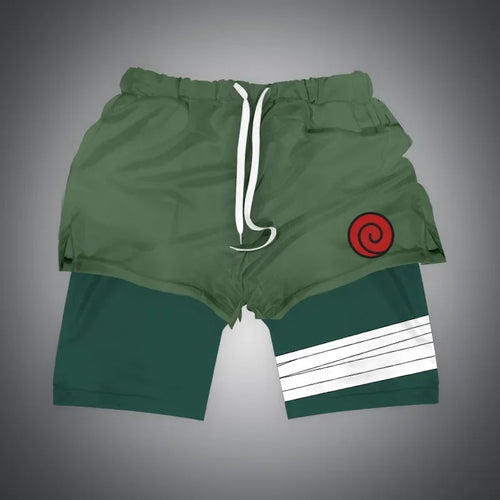 Short "Rock Lee" – Naruto Sport & Plage Séchage Rapide