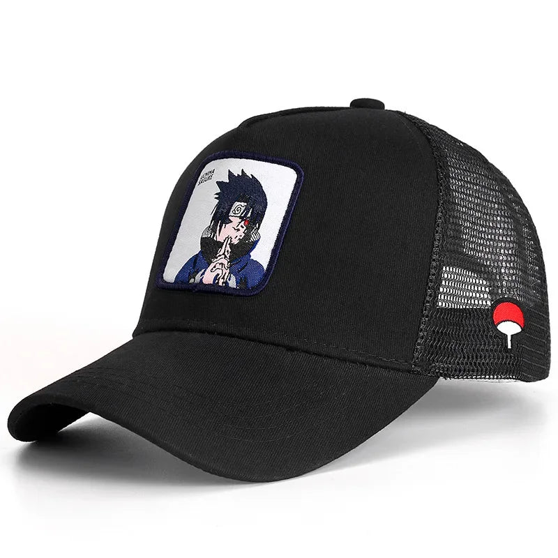High Quality Naruto New Baseball Cap Uchiha Itachi Anime Styles Cap Men Women Hip Hop Dad Adjustable Mesh Hat Trucker Hat