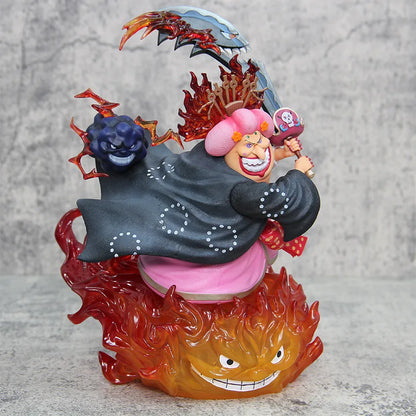 26cm One Piece Four Emperor Big Mom Charlotte Linlin Anime Figure Figures Models Gk Statue Models Collectible Ornament Doll Toys