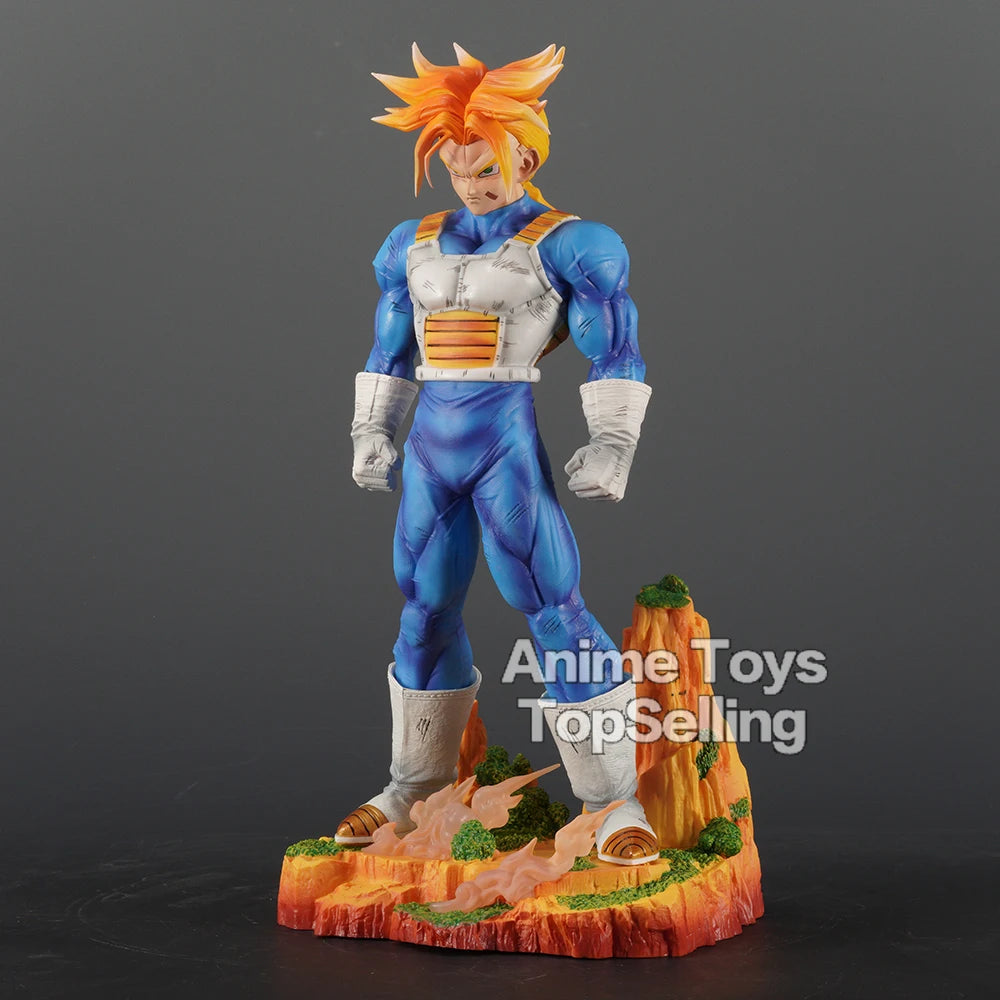 30cm/11.81in Anime Dragon Ball Z Trunks Figure Two heads Action Figures PVC Statue Collection Model Toys for Children Gifts