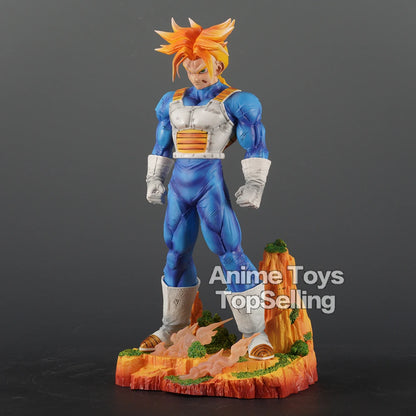 30cm/11.81in Anime Dragon Ball Z Trunks Figure Two heads Action Figures PVC Statue Collection Model Toys for Children Gifts