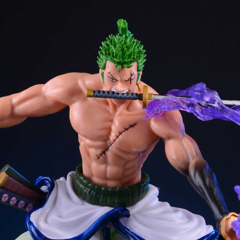 New 20cm One Piece Anime Figure GK Roronoa Zoro Action Figure PVC Collection Cartoon Model Doll Gift Toys Decoration
