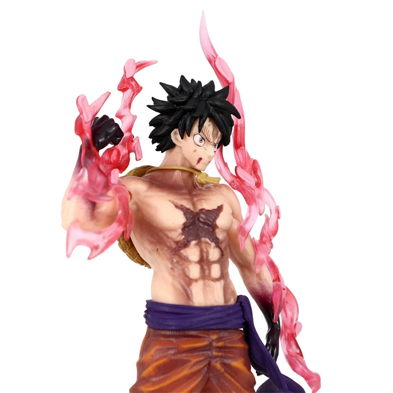 One Piece Luffy Anime Figure Toys Monkey D Luffy Flowing Cherry PVC Action Figurine Collection Model Dolls Birthday Gifts Kids