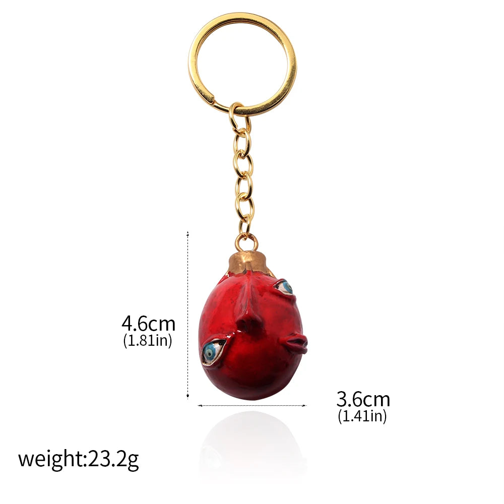 Berserk Anime Keychain Necklace Guts Sword Jewelry Set Key Chain Keyrings Keychains for Men Women Accessories Key Ring Pendant