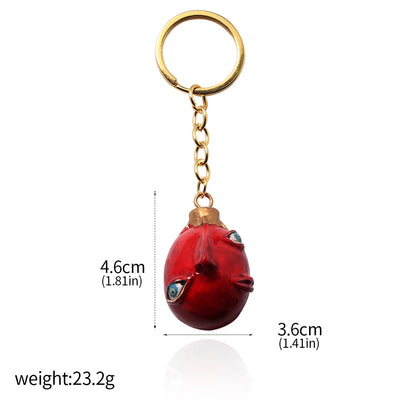 Berserk Anime Keychain Necklace Guts Sword Jewelry Set Key Chain Keyrings Keychains for Men Women Accessories Key Ring Pendant