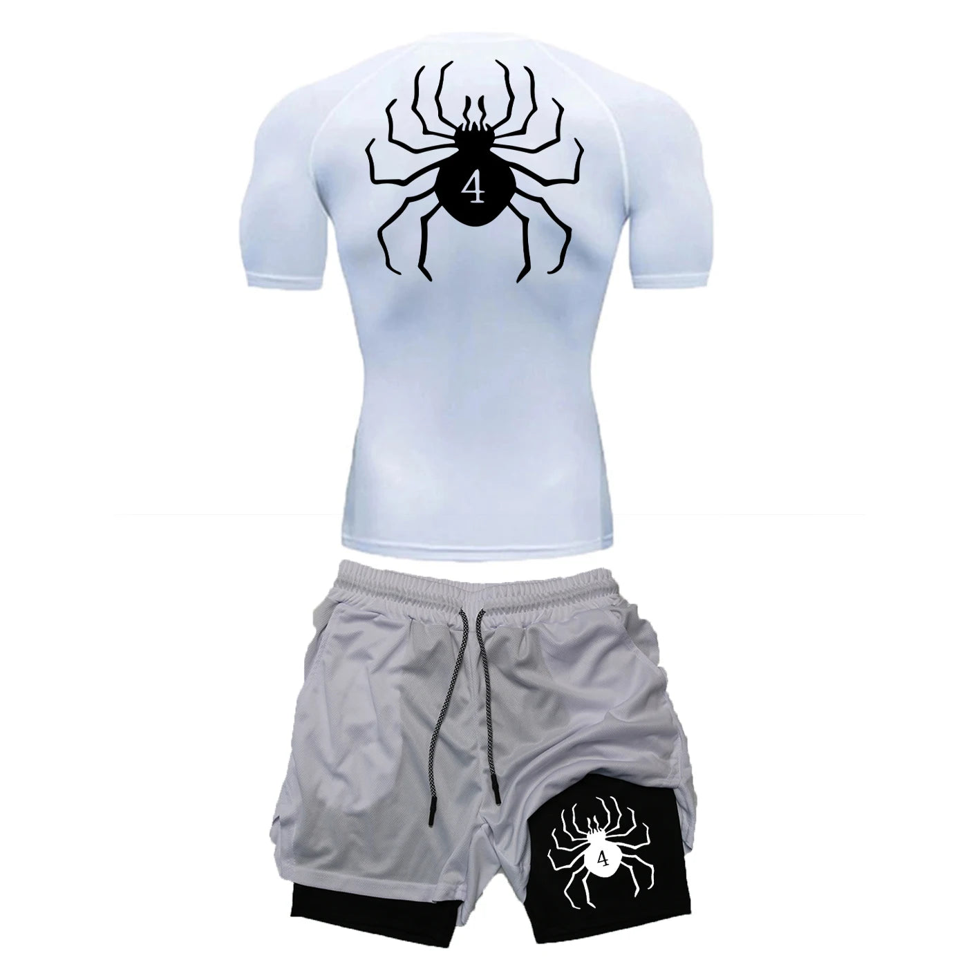 Ensemble Sport "Brigade Fantôme" – T-shirt + Short Compression | Hunter x Hunter