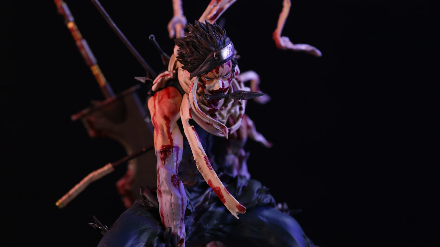 24cm Naruto Anime Figure Momochi Zabuza Action Figurine 28cm Pvc Hatake Kakashi Statue Model Doll Collection Desk Decor Toy Gift