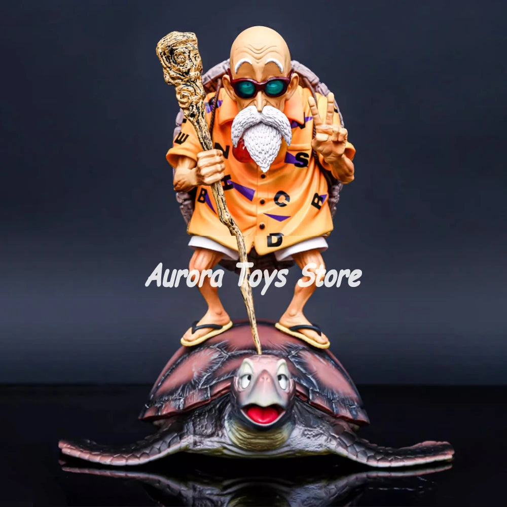 23.5cm/9.25in Anime Dragon Ball Z Figure Kame Sennin Action Figure Pvc Master Roshi Statue Collection Model Toys Gifts