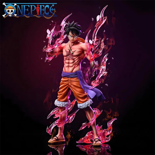 One Piece Luffy Anime Figure Toys Monkey D Luffy Flowing Cherry PVC Action Figurine Collection Model Dolls Birthday Gifts Kids