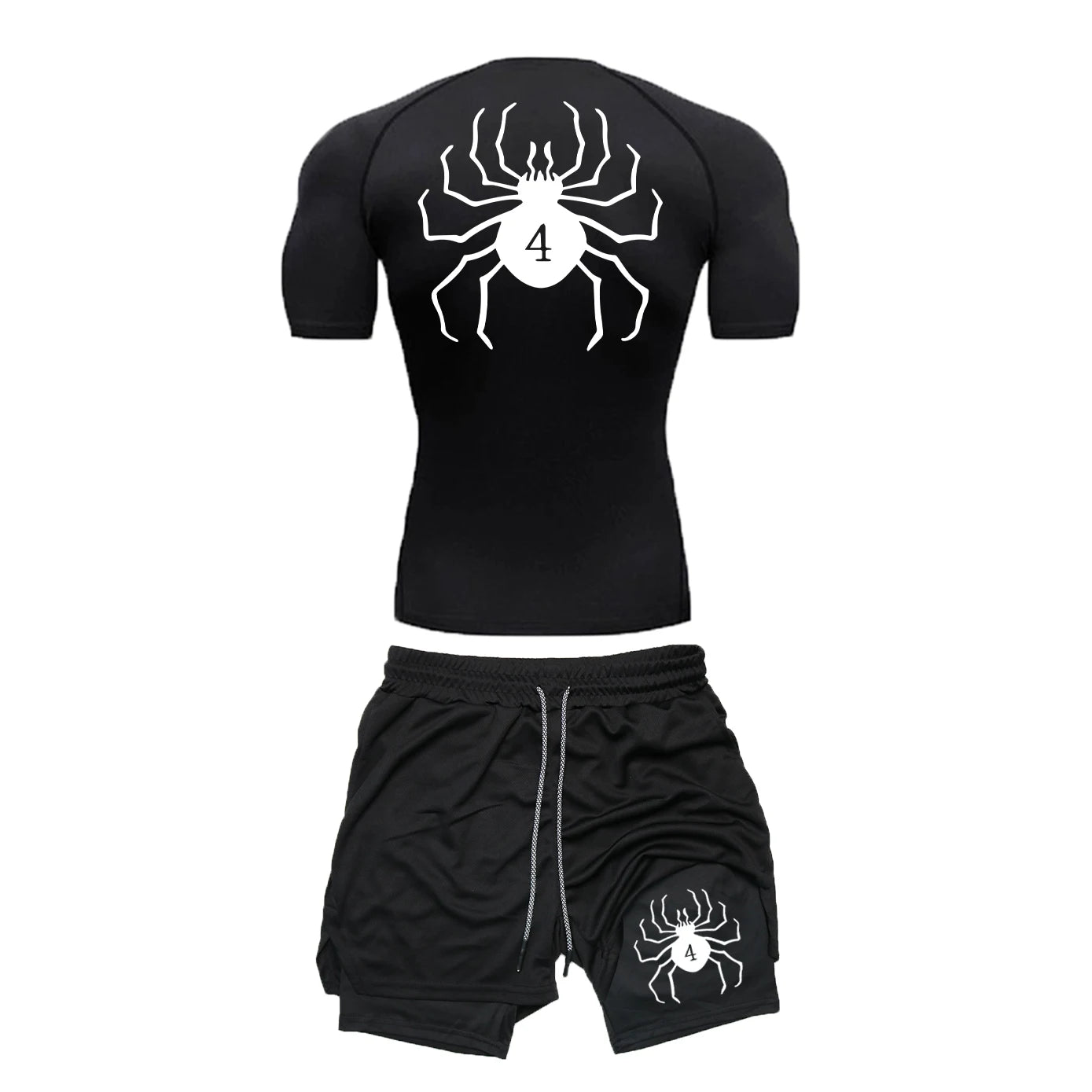 Ensemble Sport "Brigade Fantôme" – T-shirt + Short Compression | Hunter x Hunter