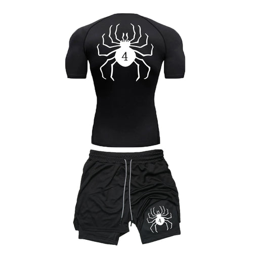 Ensemble Sport "Brigade Fantôme" – T-shirt + Short Compression | Hunter x Hunter