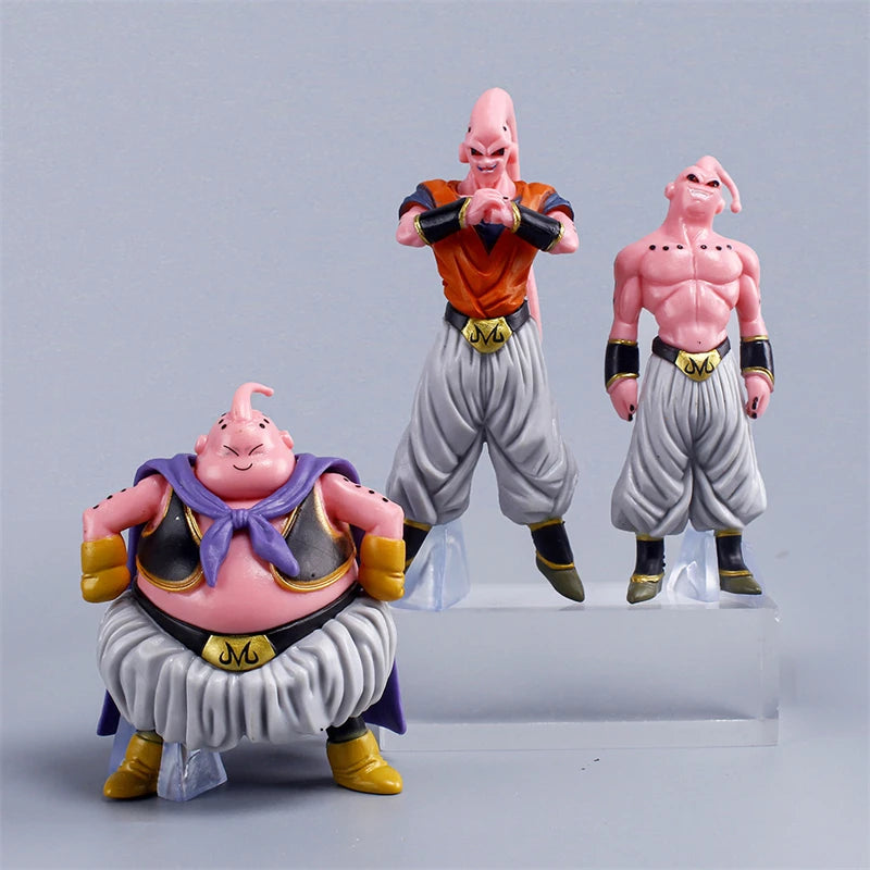 8Pcs/Set Dragon Ball Z Majin Buu Figure Toys DBZ Super Saiyan Action Figurine Anime Collection PVC Model Dolls Birthday Gift Kid