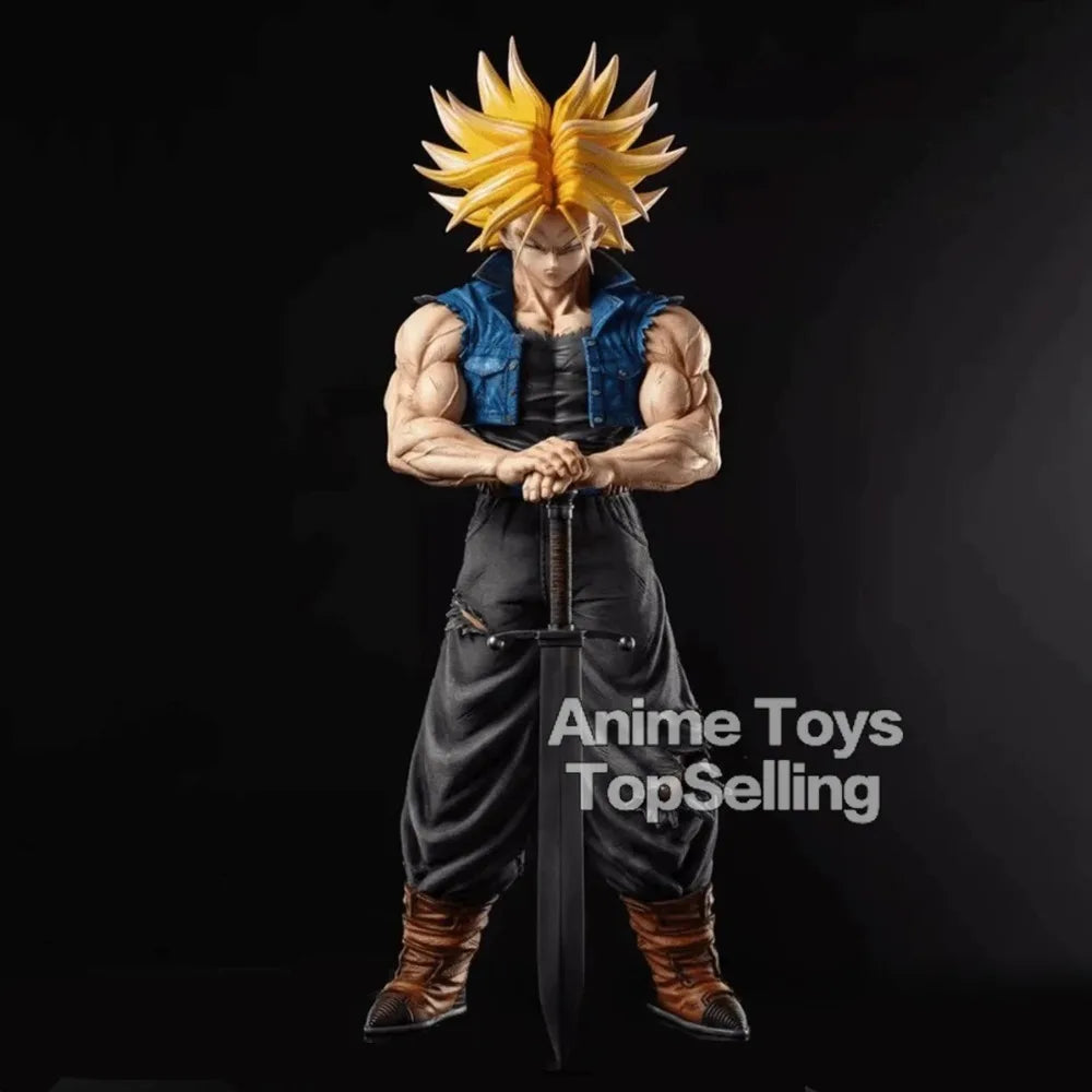 25cm/9.84in Anime Dragon Ball Z Figure Trunks Action Figures Pvc Statue Collection Model Toys for Children Gifts