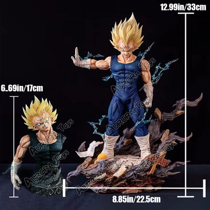 12.6in/32cm Anime Dragon Ball Z Figure Majin Vegeta Figurine PVC Action Figures Collection Model Toys Gifts