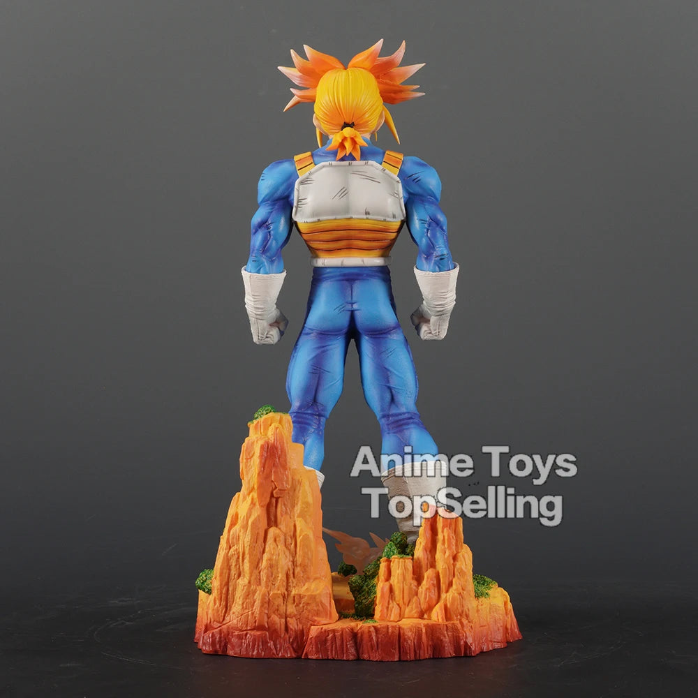 30cm/11.81in Anime Dragon Ball Z Trunks Figure Two heads Action Figures PVC Statue Collection Model Toys for Children Gifts