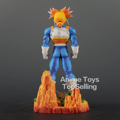 30cm/11.81in Anime Dragon Ball Z Trunks Figure Two heads Action Figures PVC Statue Collection Model Toys for Children Gifts