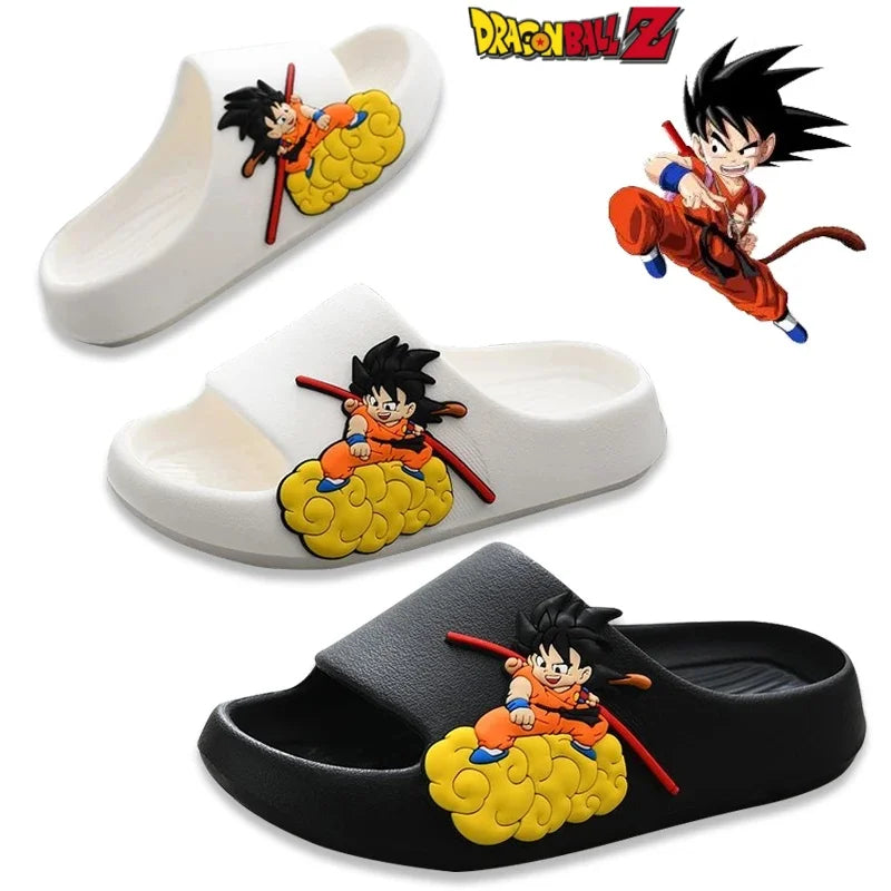 Dragon Ball Goku cute personality creative anime pattern lightweight soft bottom non-slip wear-resistant sandals and slippers