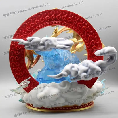 35cm Cartoon Character Raytheon Enel Gk Statue Is Cool And Oversized Hand-Made Action Model Toy Character Collection Jewelry Chi