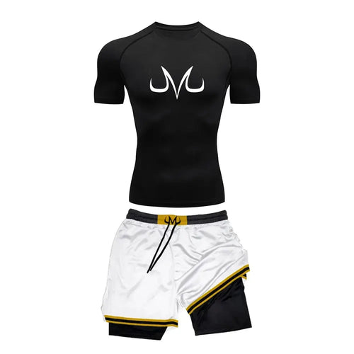 Ensemble Sport "Vegeta" – Dragon Ball Z | T-shirt + Short Compression