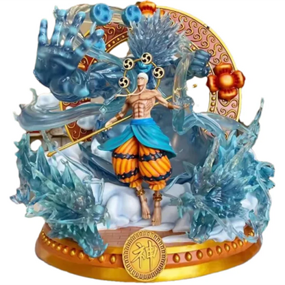 35cm Cartoon Character Raytheon Enel Gk Statue Is Cool And Oversized Hand-Made Action Model Toy Character Collection Jewelry Chi