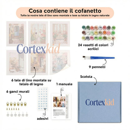 Cofanetto "Dolce Vita" – 6 pitture da numerare