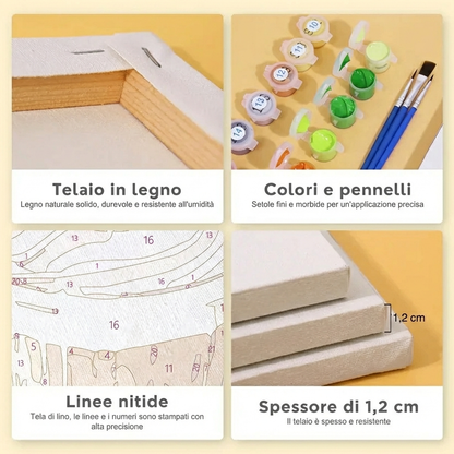 Cofanetto "Dolce Vita" – 6 pitture da numerare